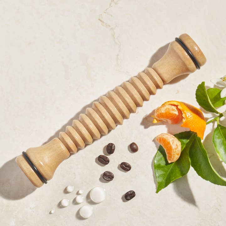 Handcrafted CocoBaba Wooden Roller for wholesale by CocoBaba by Emma Heming Willis