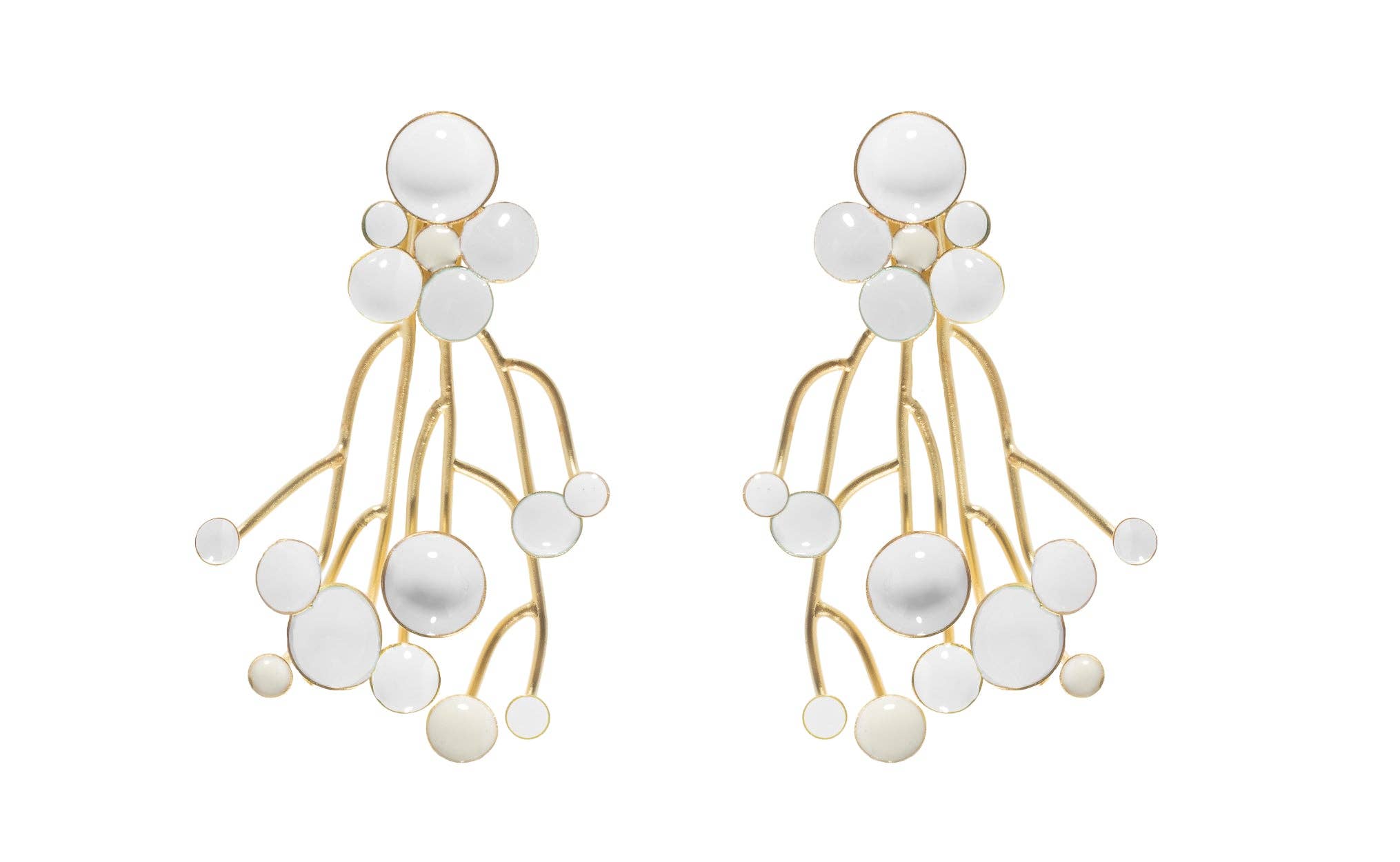 Ginger & VelVet – wholesale Dangle earrings – L Face Earrings0