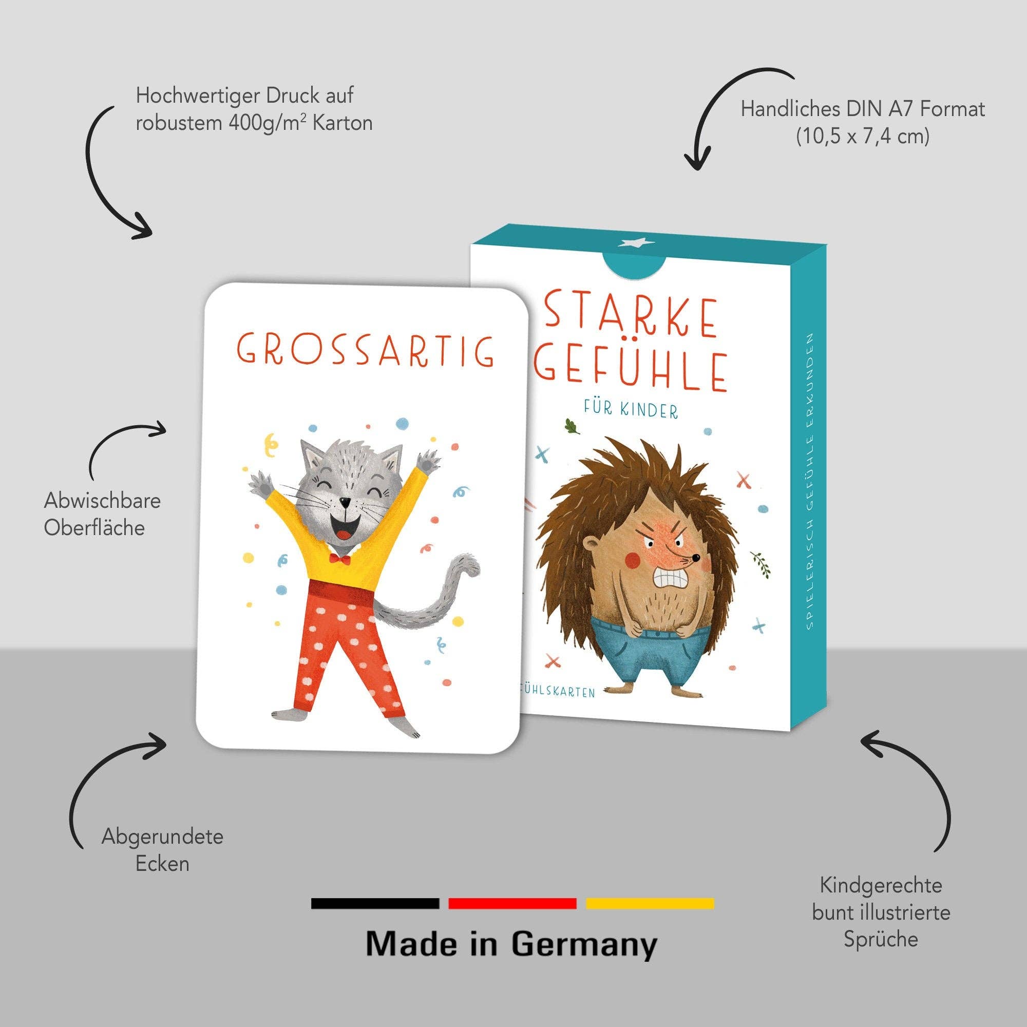 Rüsselfuchs - Wholesale Learning Cards - Kids & Baby - Emotion Cards for Children "Strong Feelings"7