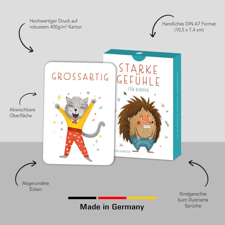 Rüsselfuchs - Wholesale Learning Cards - Kids & Baby - Emotion Cards for Children "Strong Feelings"7