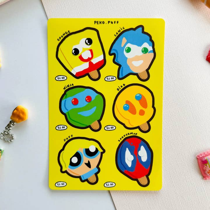 Gelado Nostálgico Picolés Picolés Mate Adesivo Deco Impermeável e outras tendências em Compre picolés B2B. Devoluções gratuitas e condições de pagamento a 60 dias na Faire na Faire.