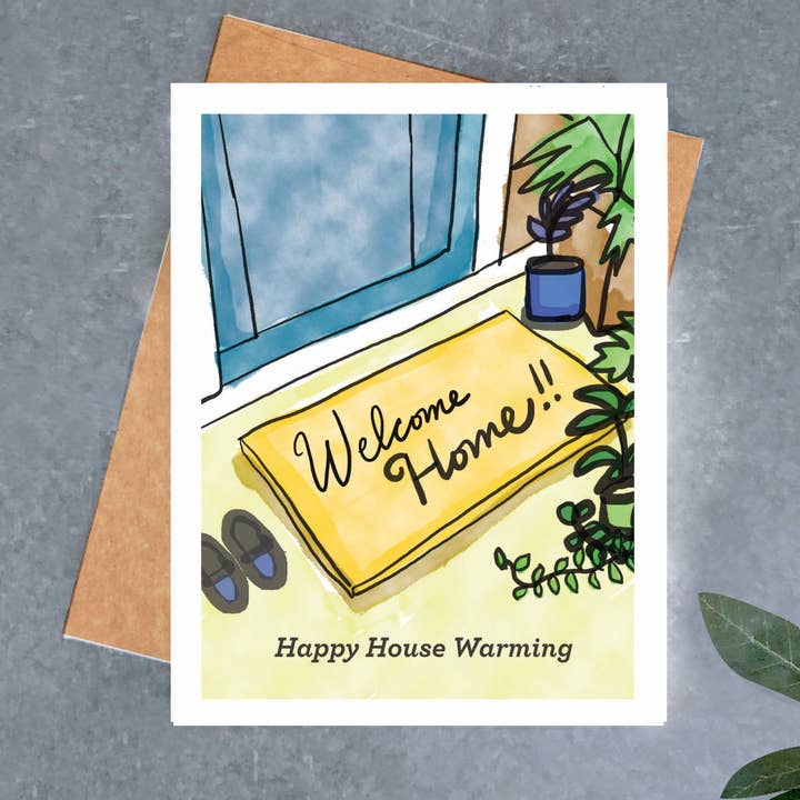 Welcome Home Card for wholesale by Brightspot Design