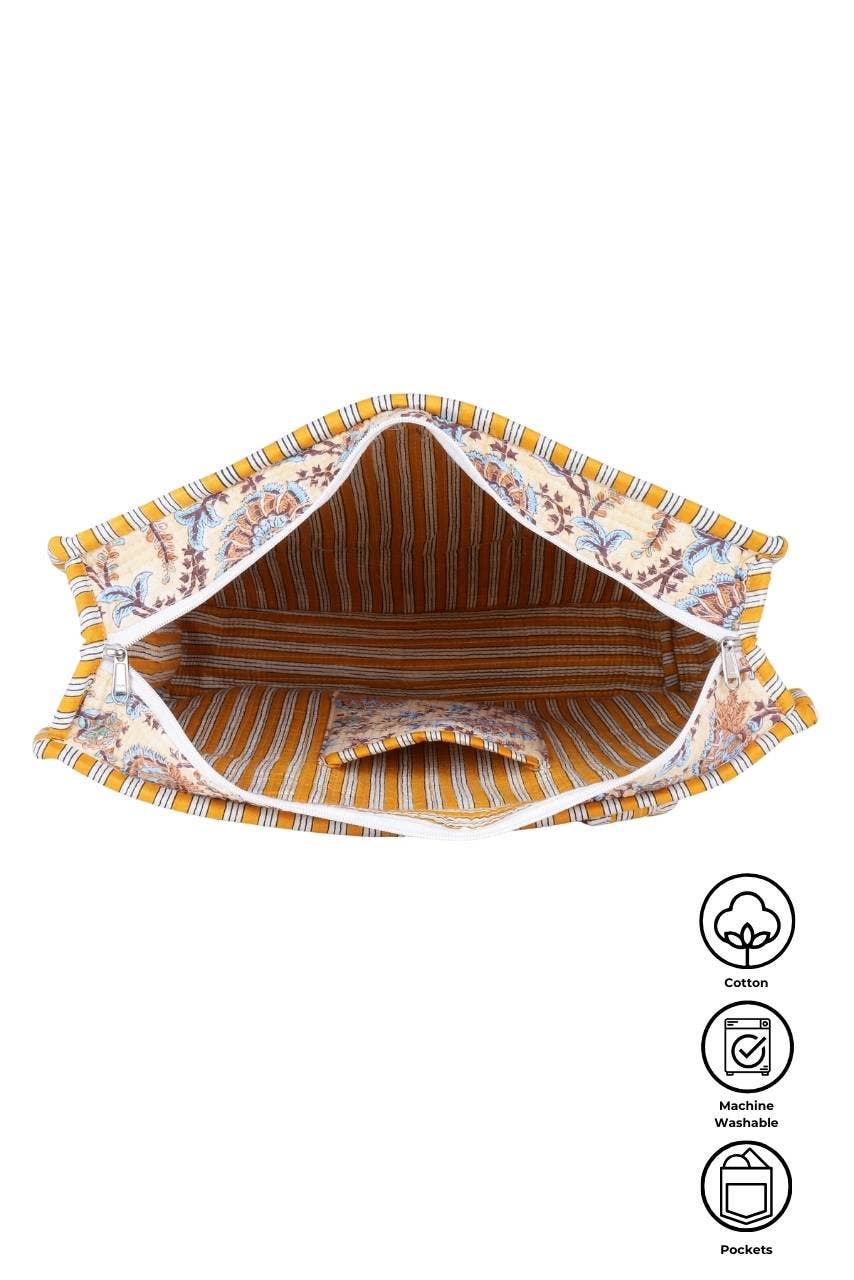 Hi Handmade - Venta al por mayor Bolsa de asa- Mujer - Bolsa de algodón con cremallera – beige4