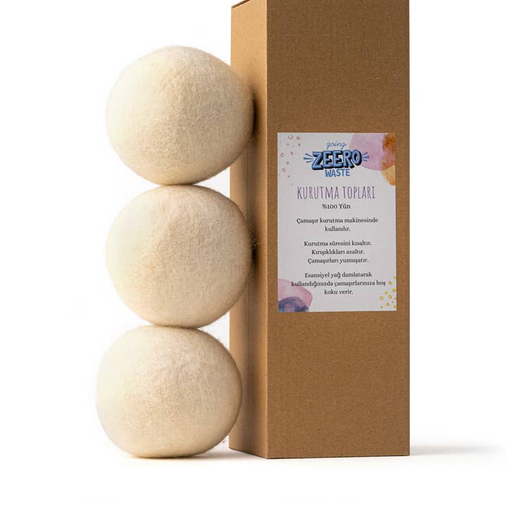 Wool Dryer Balls - 3 balls for wholesale by ZEERO