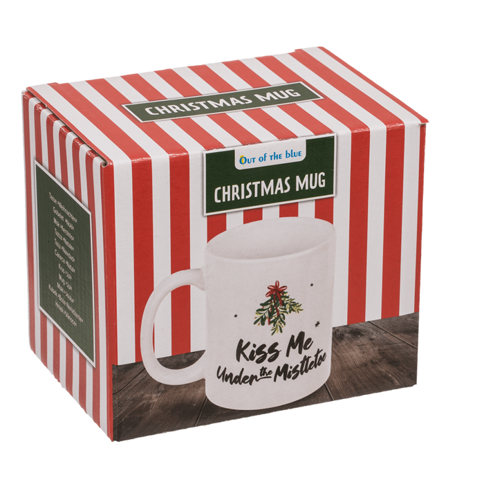 Out of the blue KG - Wholesale Coffee Mug - Stonware Mug, Christmas Dreams, 10 x 8 cm,2