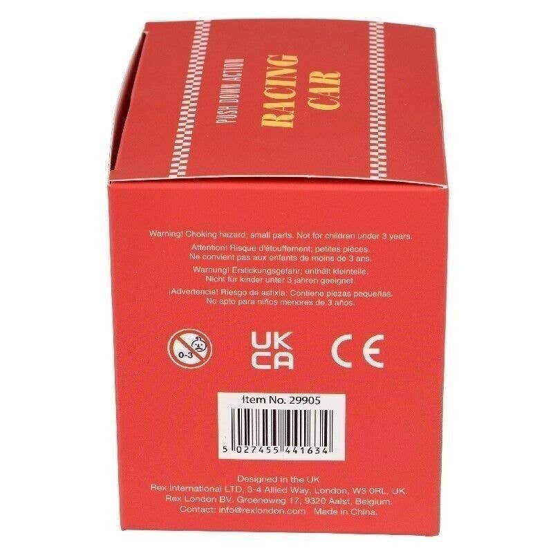 Rex B2B - UK – wholesale Classic toy – Kids – Push Down Action Racing Car - Blue1