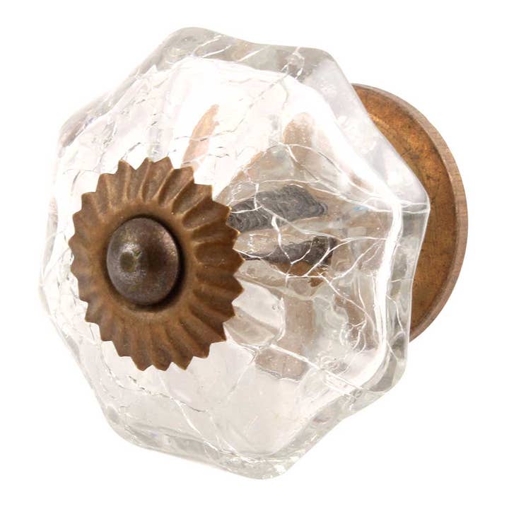 1 pieza de elegantes pomos de cristal transparente para cajones de tocador. para venta al por mayor de Daana Paani LLC