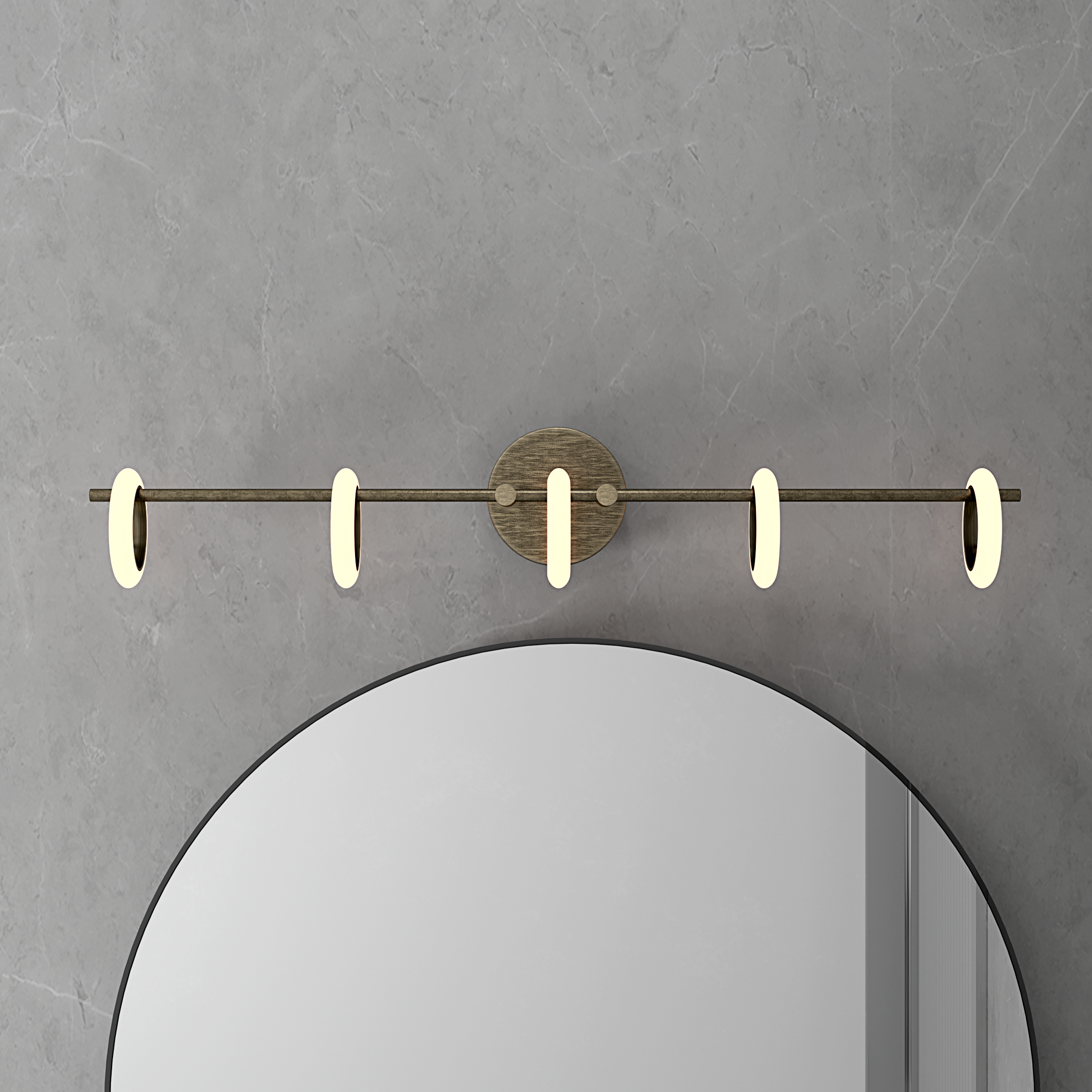 Oroma Home - Vendita all'ingrosso Applique - Lampada da bagno Loop a 5 luci dimmerabile6