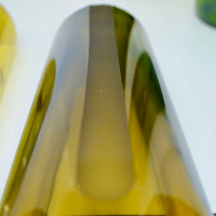 Hippie Glass - Wholesale Decorative Tabletop Object - Recycled Bottle Vessel