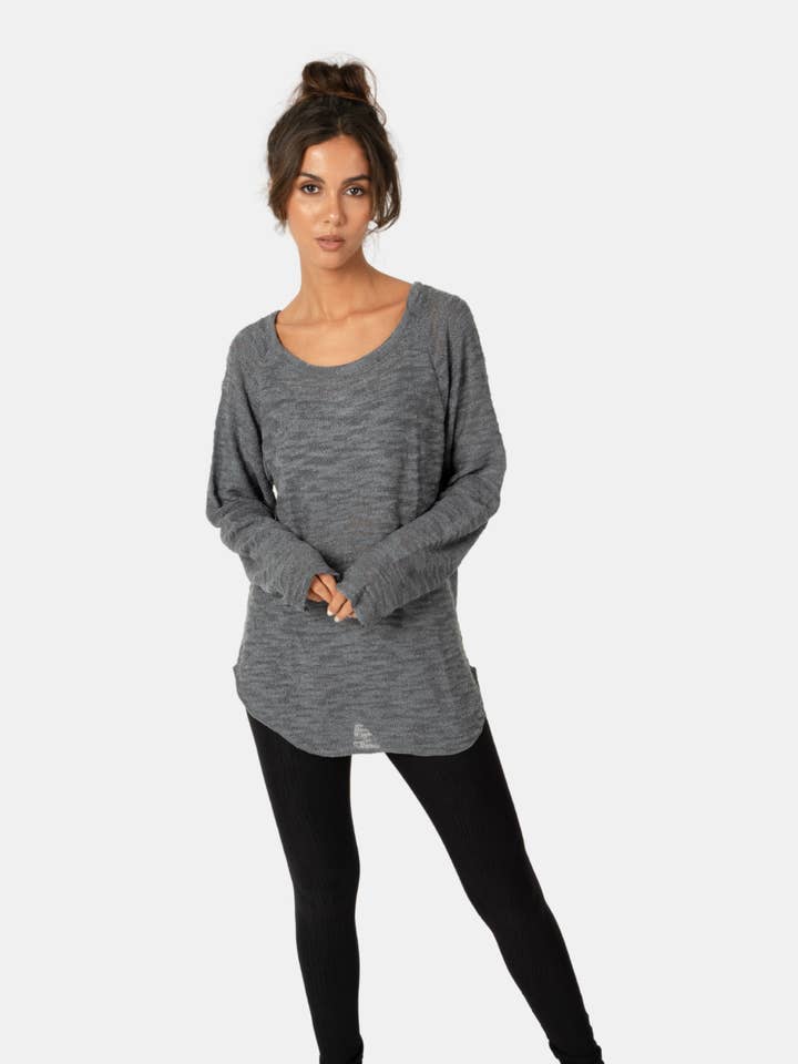 Hands To Hearts - Wholesale Tunic - Women's - Chillax Tee Slate