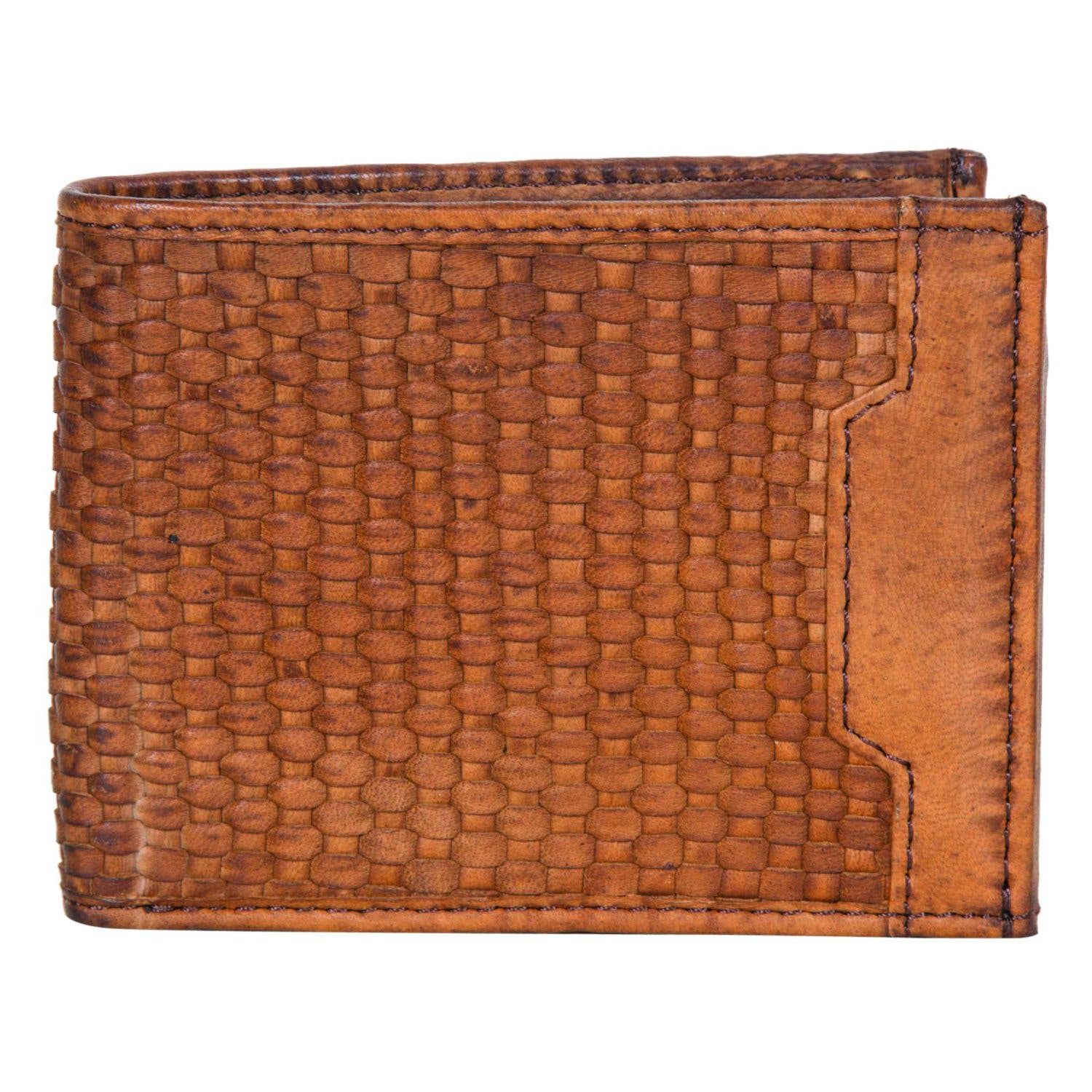 The Design Edge – wholesale Wallet - Men’s – Slim Woven Gents Wallet - 69932W  (Min 2pcs / per color)1
