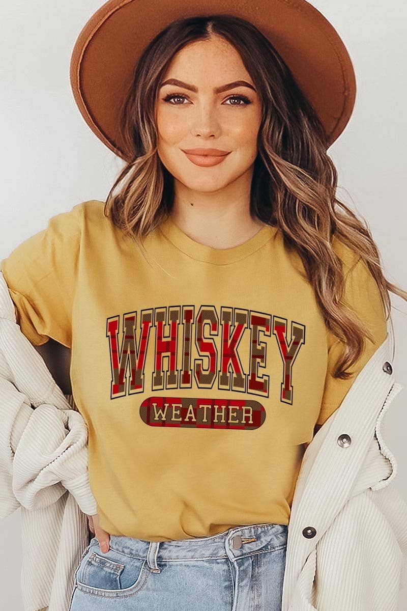 COLORBEAR - Wholesale T-Shirt (Graphic) - Women's - Whiskey Weather Graphic Tee22