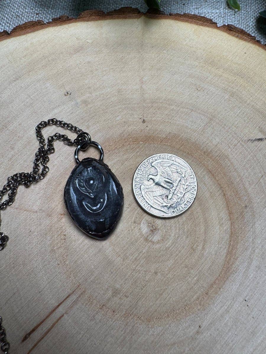 Copper Ashes - Wholesale Pendant/Charm Necklace - Rose Quartz Yoni Necklace1