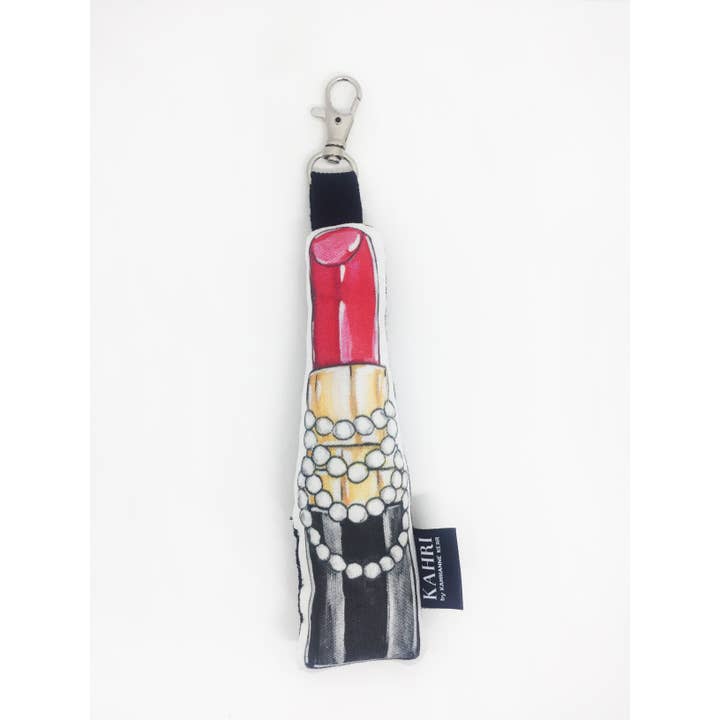 KAHRI - Wholesale Keychain - Women's - Mini Red Lipstick Doll Bag Charm