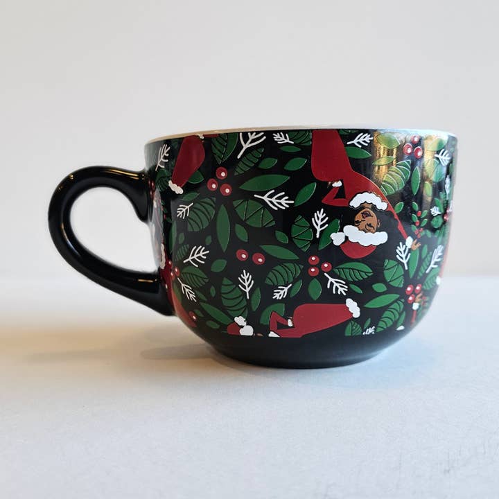 Tasse à soupe Shark Tank Holiday Holly pour la vente par Black Paper Party