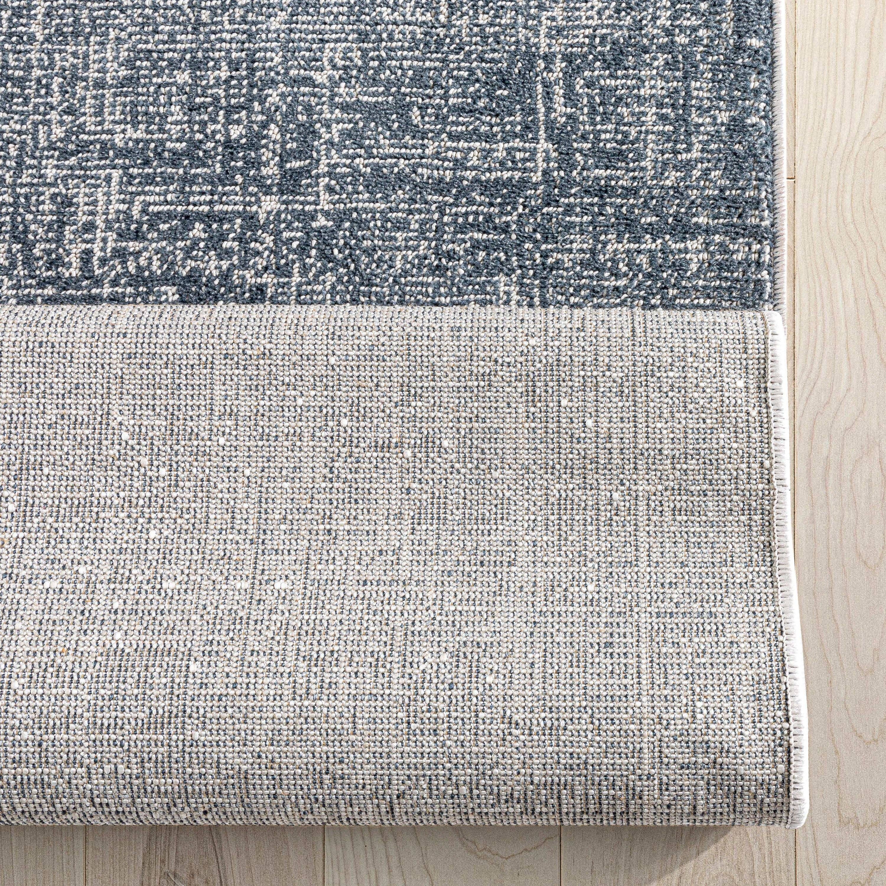 Well Woven - Wholesale Runner Rug - Custom Size Hall Stair Runner Como Dark Blue Choose Length5