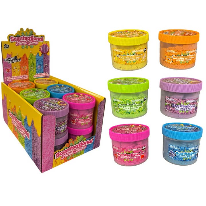 Handee Products - Wholesale Putty/Slime - Kids - Scentsational Sand Slime - Fruit Scented