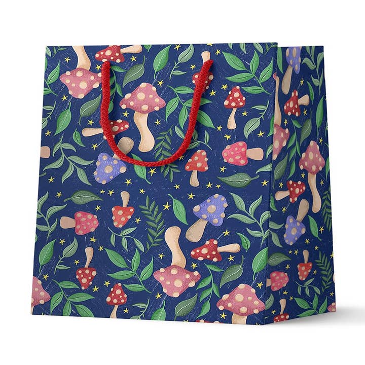 Toadstool Gift Bag Mini for wholesale by Neon Magpie