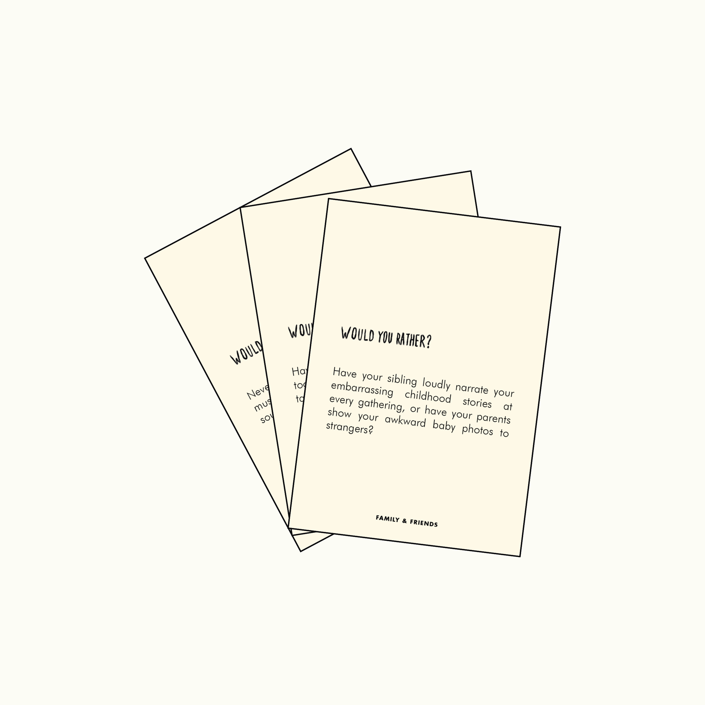 Brut - Wholesale Card Game - WOULD YOU RATHER | GAME  4