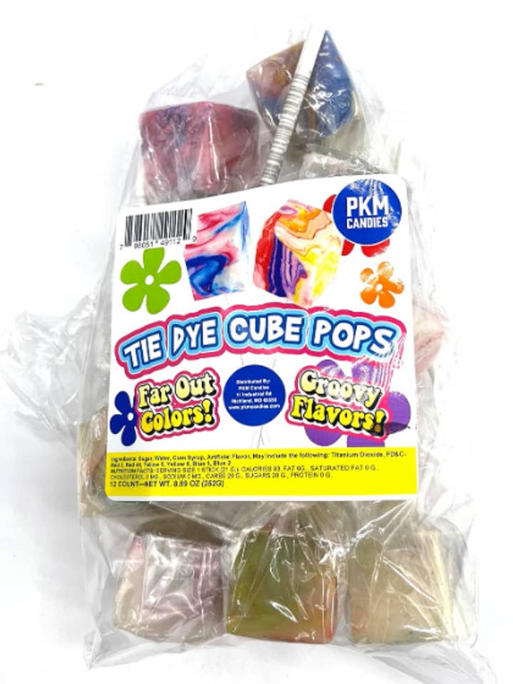 Tie Dye Cube Pops for wholesale by Bogue Chitto Creek Seasoning