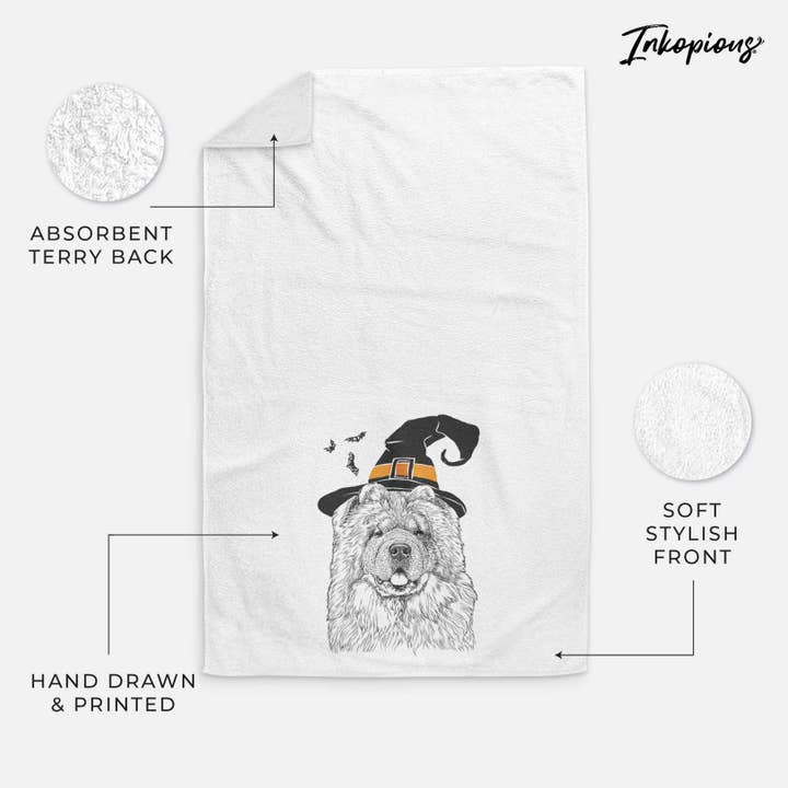 Inkopious - Wholesale Hand Towel - Baloo the Chow Chow Hand Towel13
