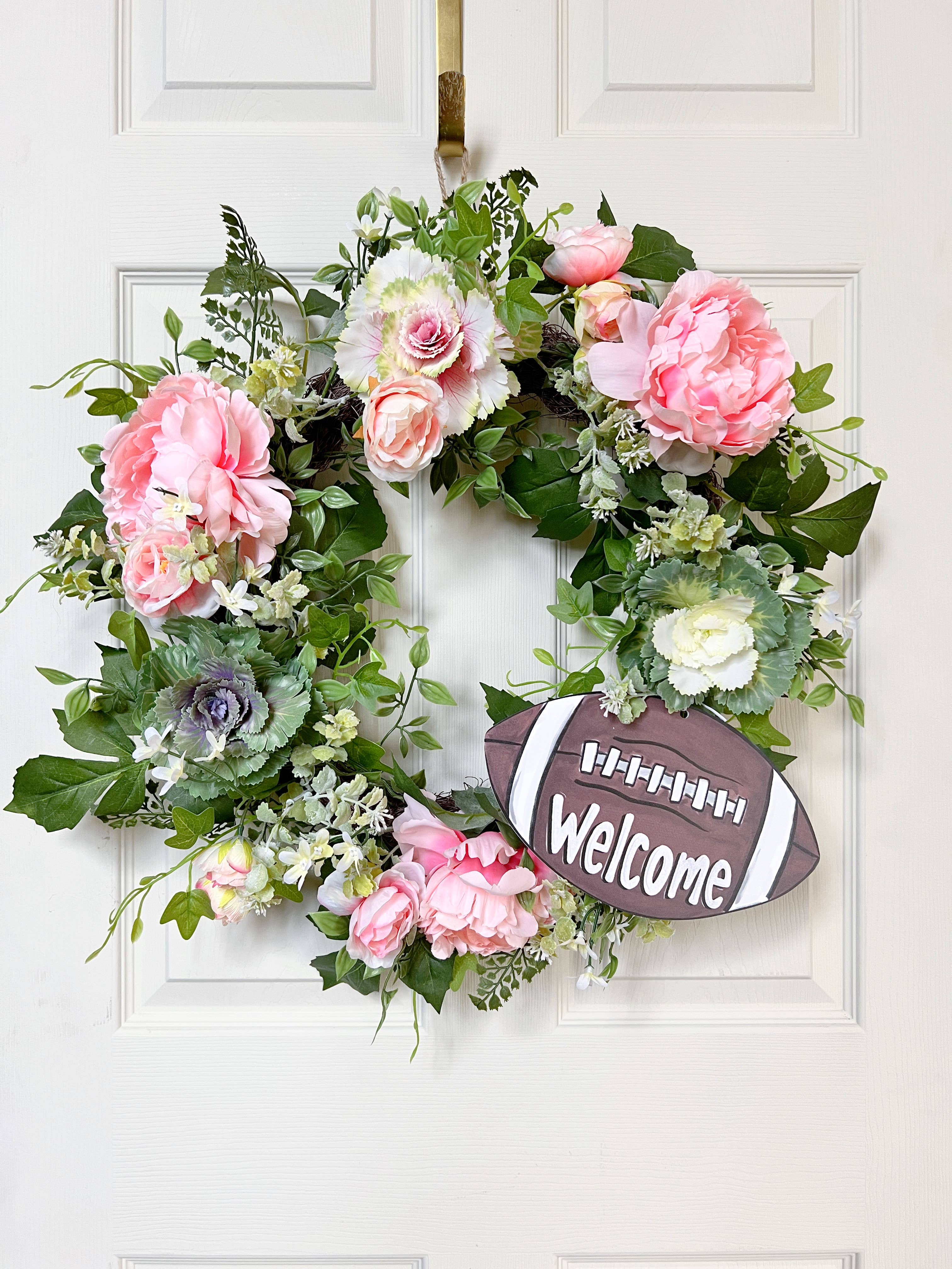 Home Malone - Wholesale Door Hanger - Football Welcome Decornament-Wreath Game Day NFL Collegiate 4