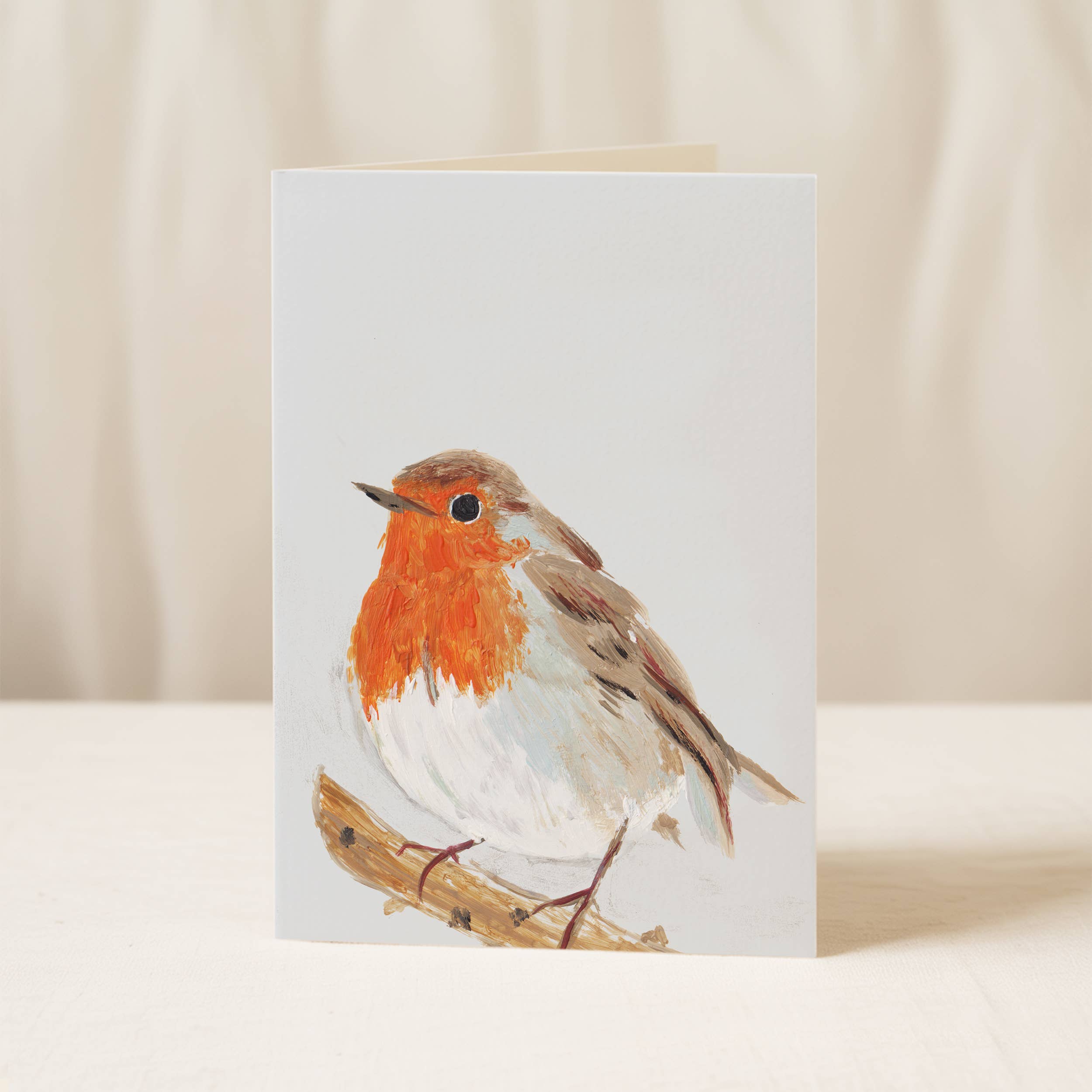 Emily Laura Designs – wholesale Everyday greeting card – Robin Blank Greetings Card0