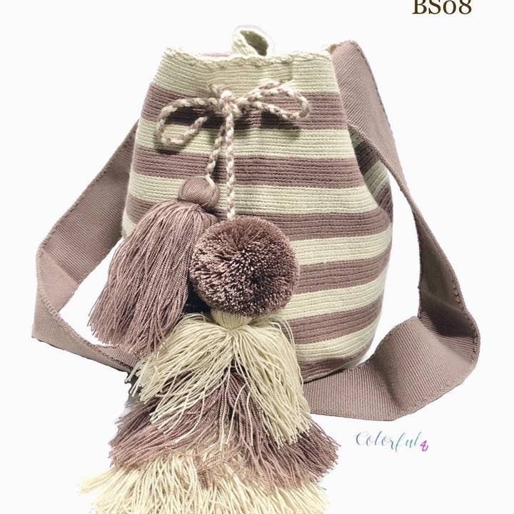 Colorful 4U - Vendita all'ingrosso Borsa a tracolla - Donna - Borse uncinetto a righe | Special Edition3