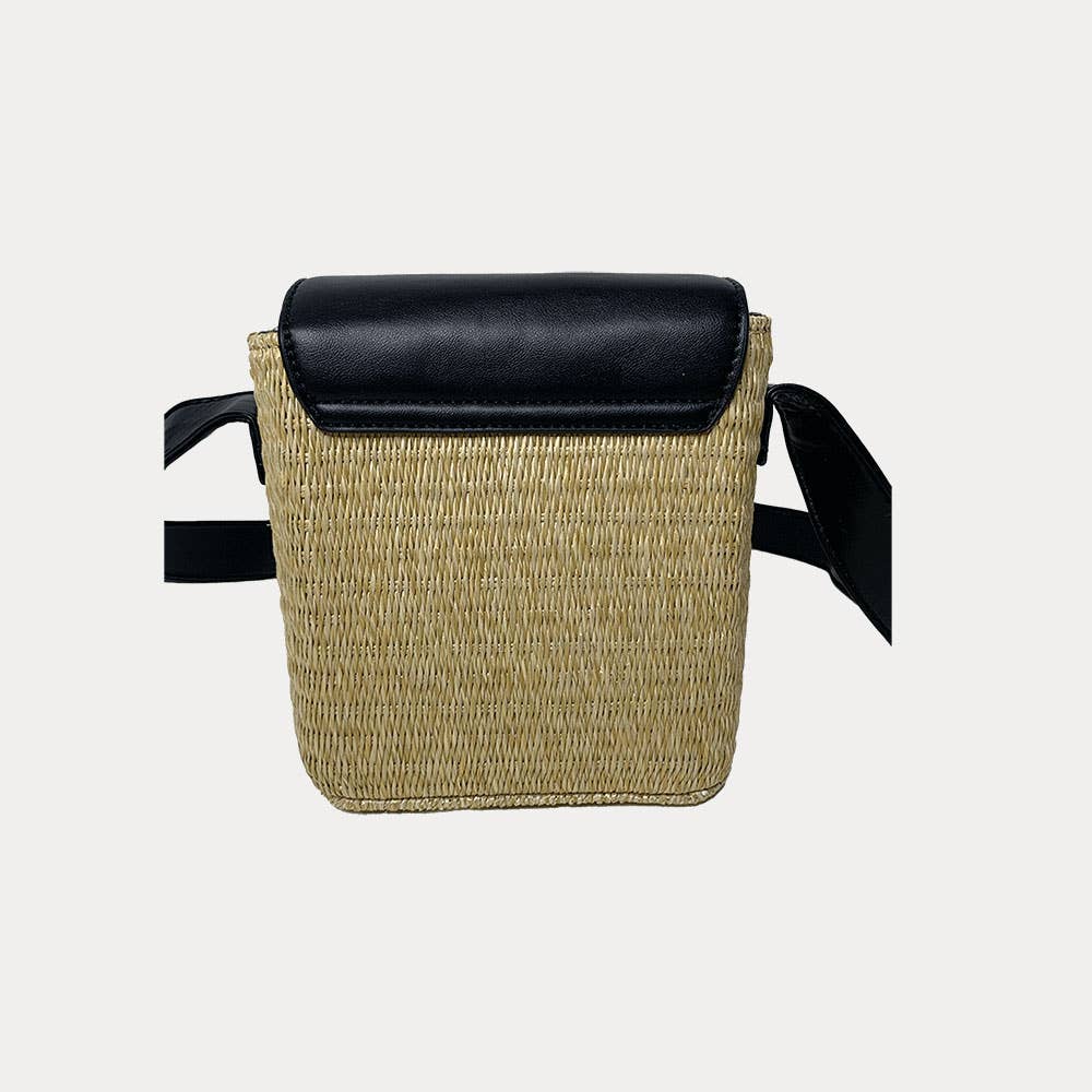 AHDORNED – wholesale Crossbody bag – Women's – Basket Weave With Faux Nappa Leather Crossbody Bag-The Celeste3