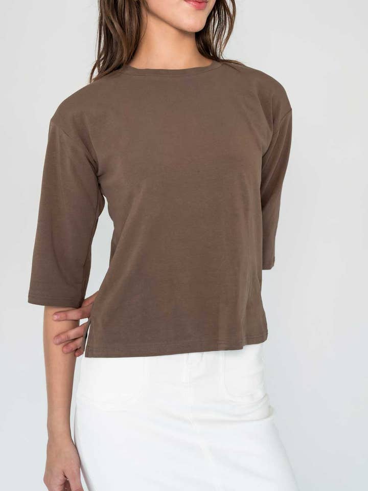 T-shirt met grote pasvorm voor wholesale door Recollection Brand