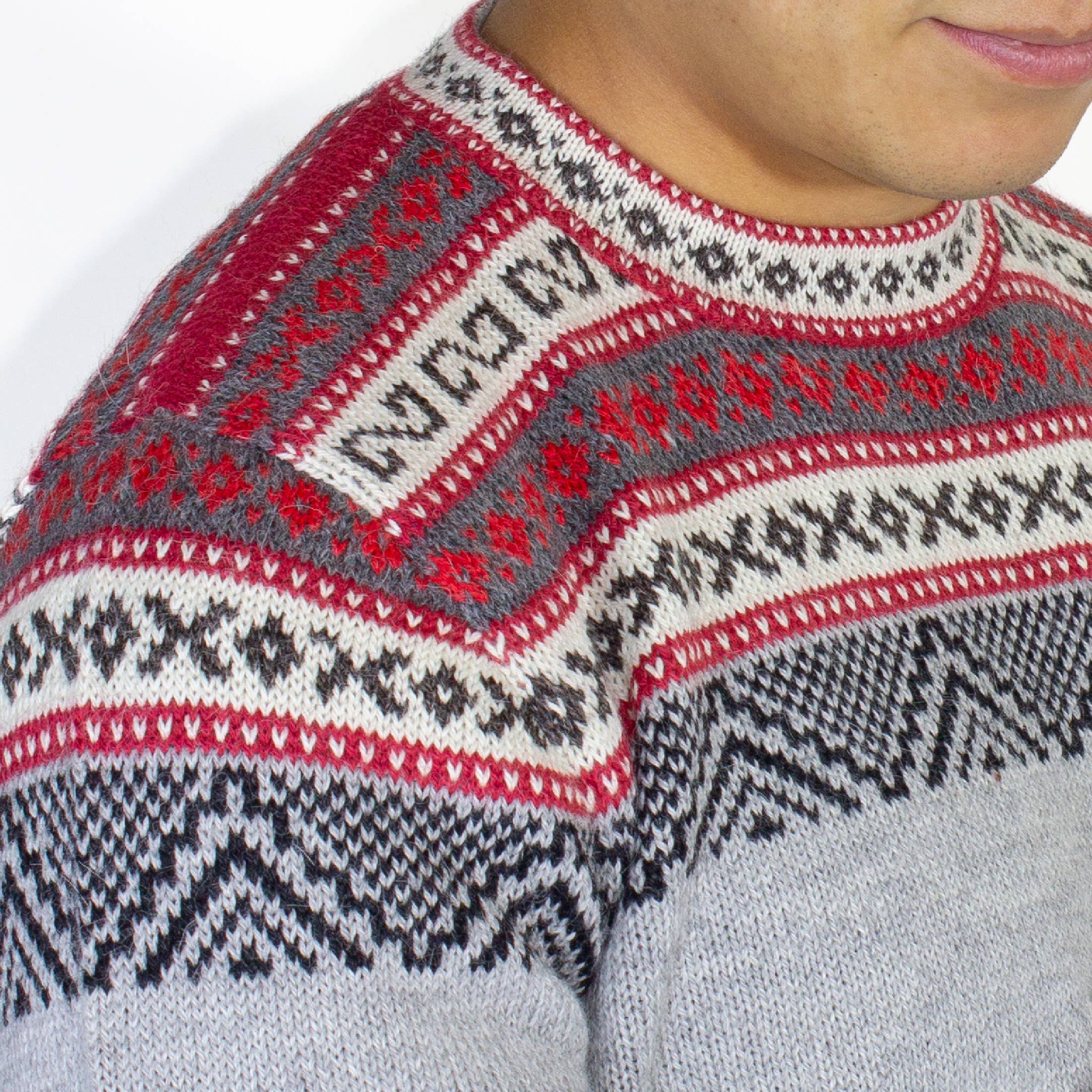 L.A.M Bolivia – wholesale Knitted jumper – Women′s – Alpaca Sweater Andes10