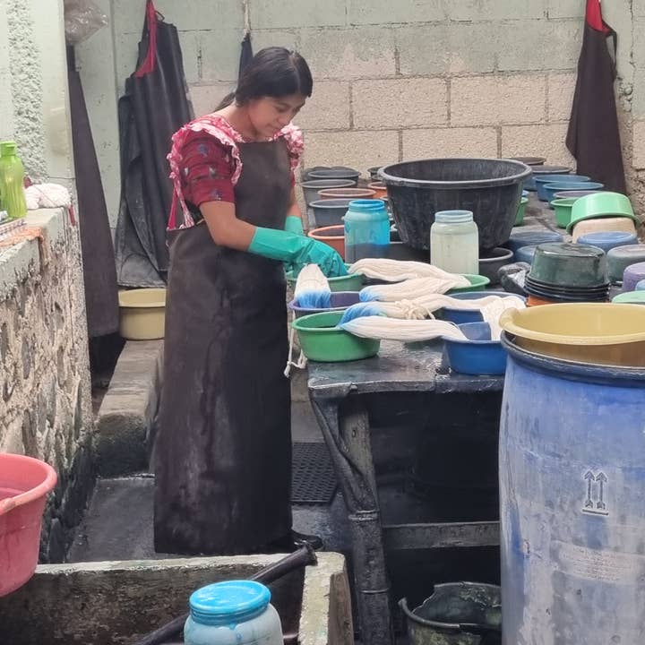 Achiote Guatemalan Goods - Wholesale Scarf - Women's - Handwoven bamboo fiber chenille scarf long7