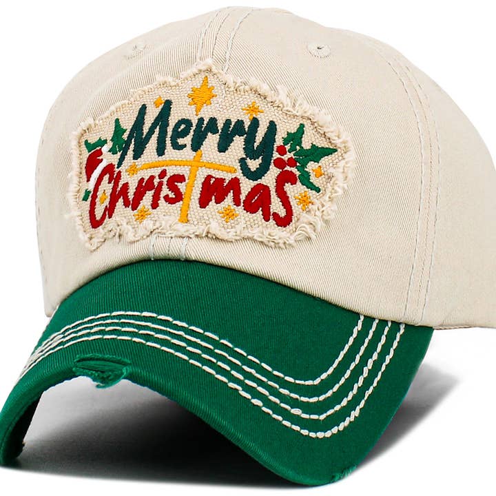 KBETHOS - Wholesale Baseball Cap - Women's - Merry Christmas Vintage Ballcap4