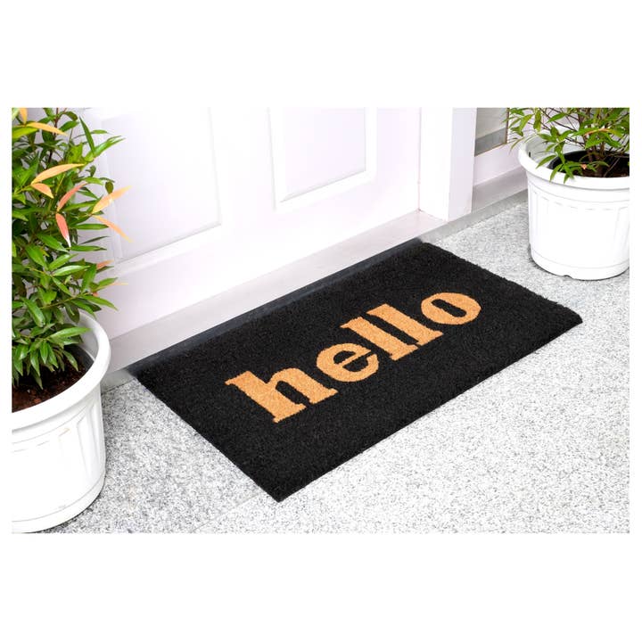 Calloway Mills – wholesale Door mat – Block Hello Doormat2