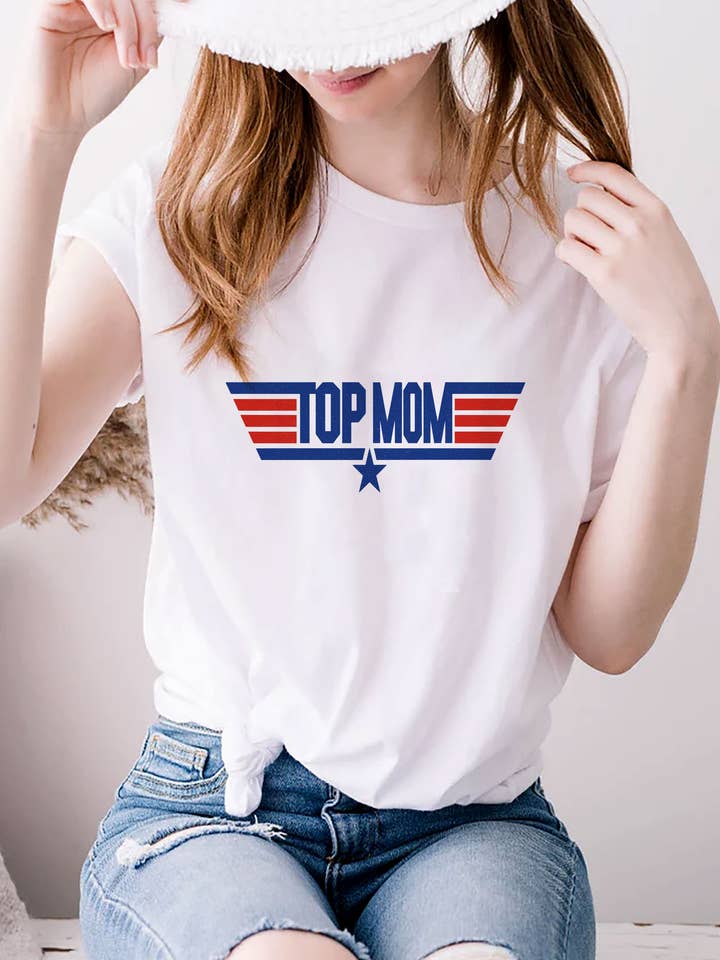 TOP MOM, UNISEX Round Neck Short Sleeve T-shirt for wholesale by Top Avenue