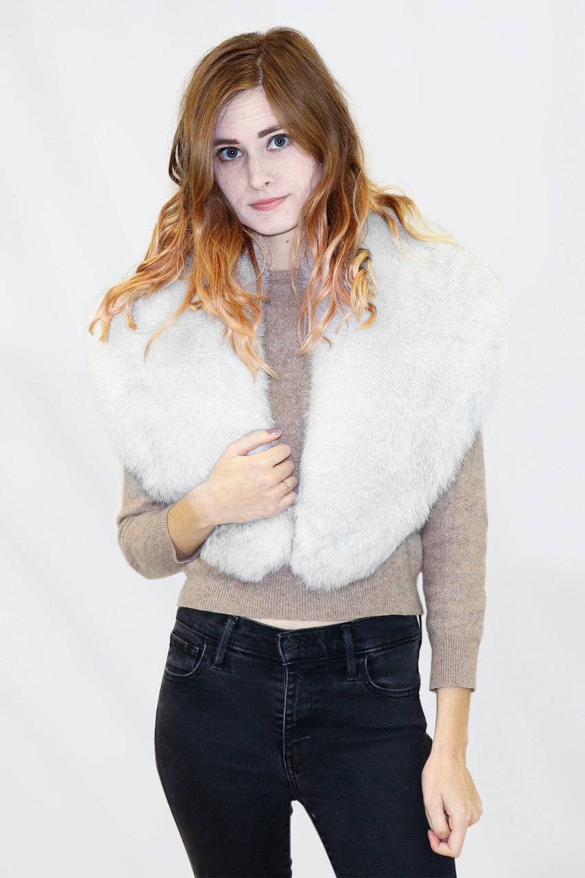 Surell - Wholesale Fur/Faux Fur Coat - Women's - Fox Fur Stole0