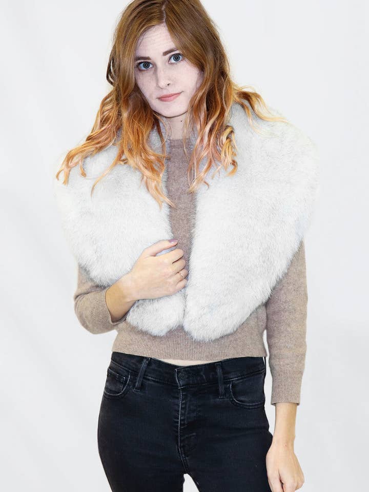 Surell - Wholesale Fur/Faux Fur Coat - Women's - Fox Fur Stole