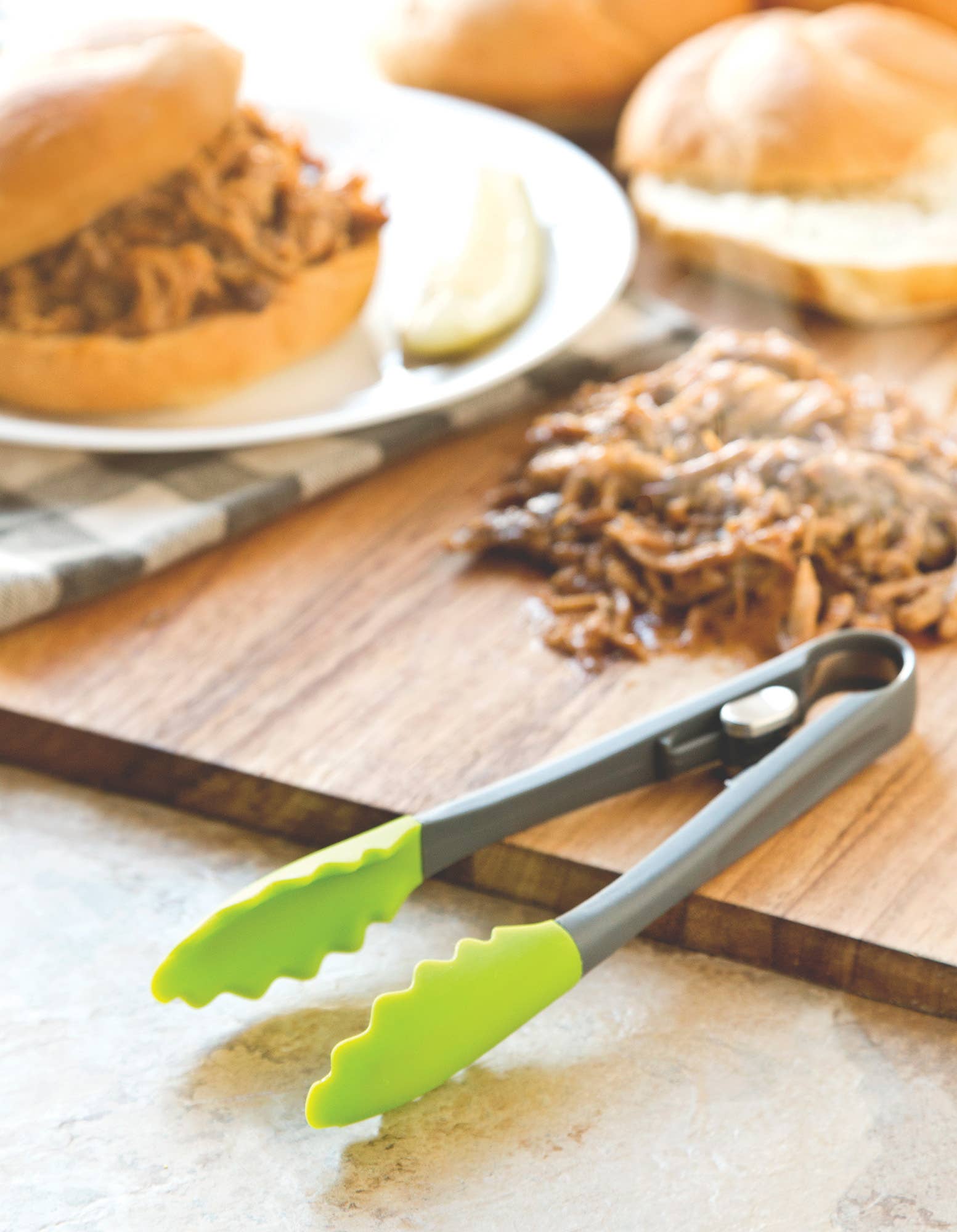 Fox Run Brands - Wholesale Kitchen Tong - Fox Run Mini Silicone Tong, Green, 7"1