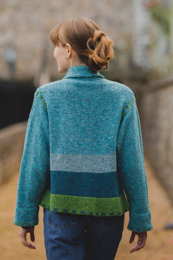 Knitted in Edinburgh - Wholesale Jacket - Women's - Cavan Mosaic Jacket1