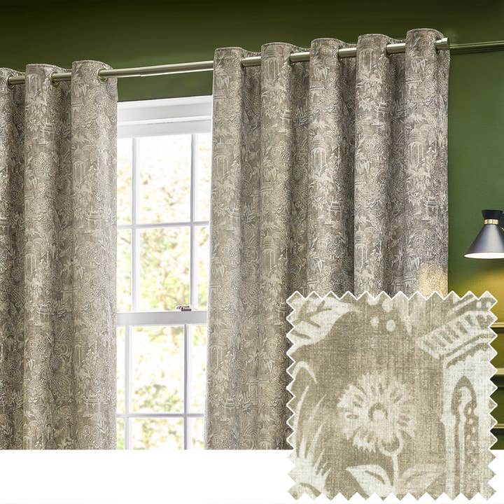 Bengal Eyelet Gardiner Linne för wholesale av Riva Home