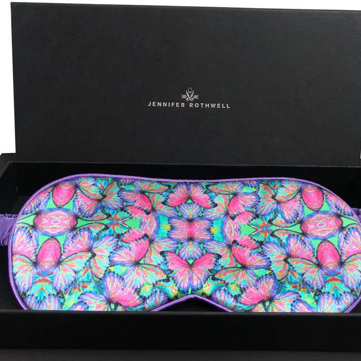 Jennifer Rothwell - Vendita all'ingrosso Maschera per dormire - Maschera per occhi in seta Féileacán (Farfalla)3