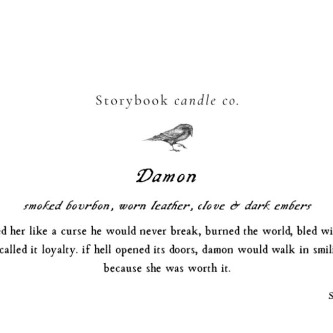 Damon para venta al por mayor de Storybook Candle Company