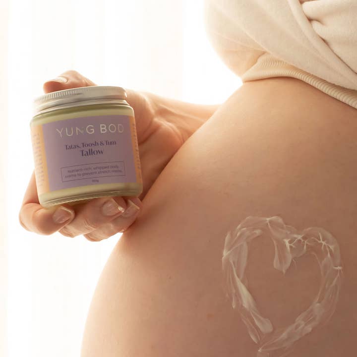 YUNG BOD - Wholesale Belly Oil/Butter - Maternity - Tatas, Toosh, & Tum Stretch Mark Tallow Creme3