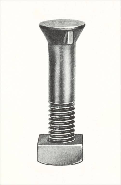Found Image Press - Wholesale Postcard - Postcard HD-51 Bolt and Nut0