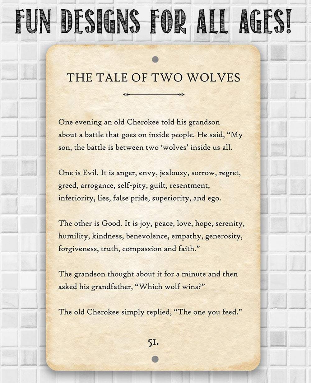 Lone Star Art Metal Signs - Wholesale Sign - Rustic Metal Sign | The Tale of Two Wolves7