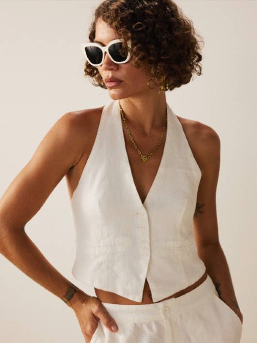 ISABELLA V. - Wholesale Suit Vest - Women's - Vivian Vest3