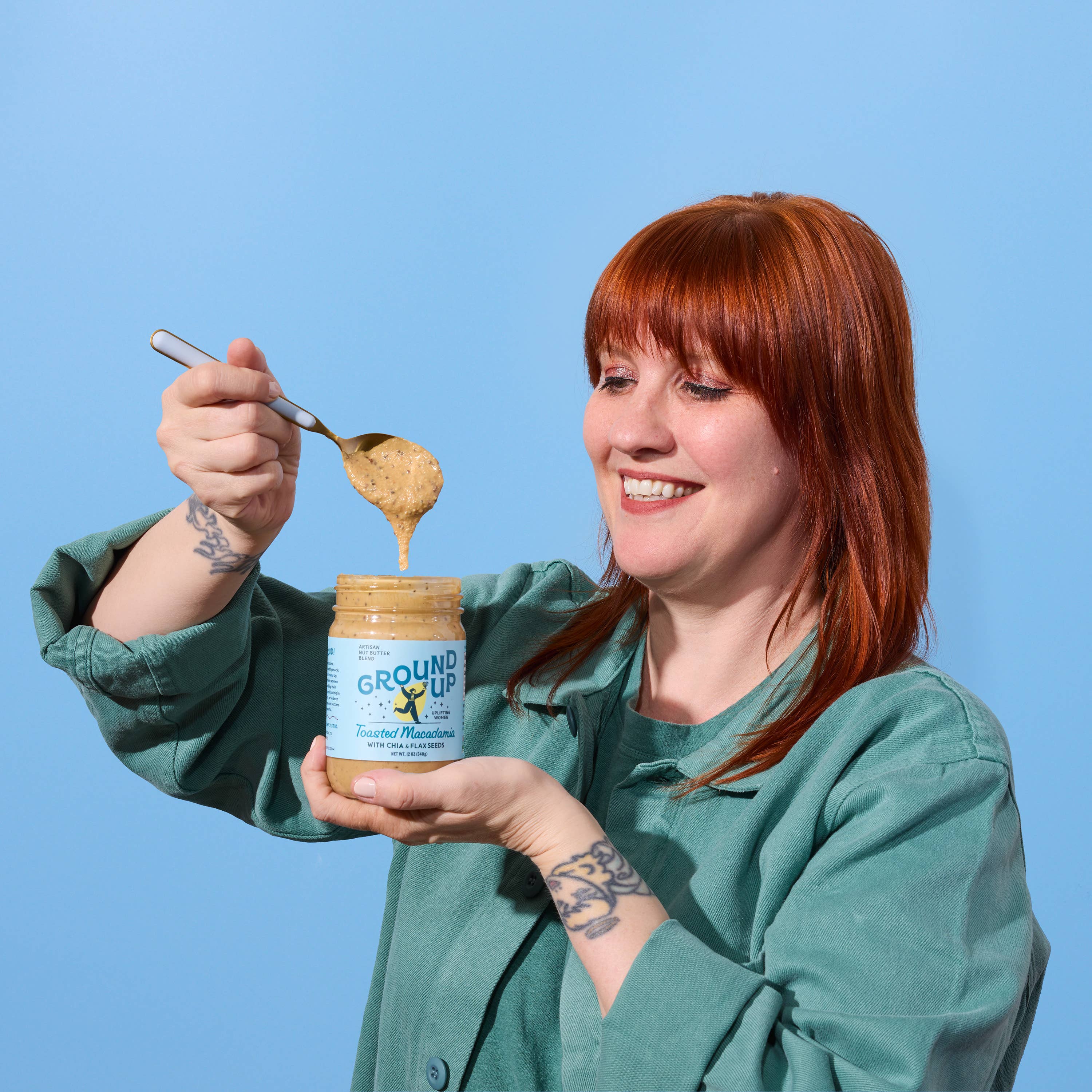 Ground Up - Wholesale Nut Butter - 12oz - Toasted Macadamia Nut3