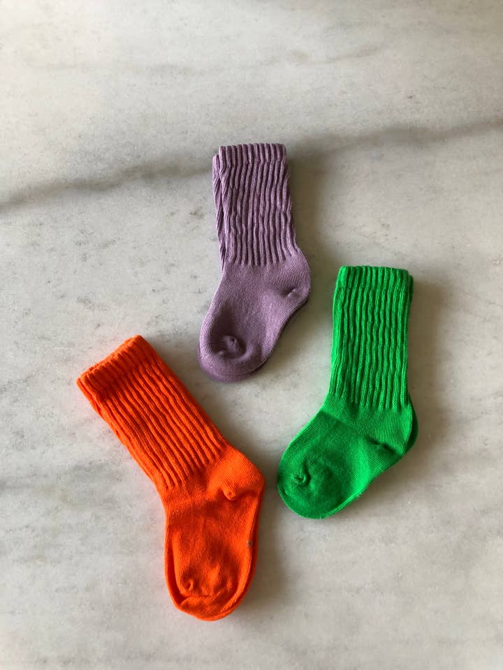 Billy Bamboo - Wholesale Socks - Kids - TODDLER COLOR SOCK - pack of 3 ( end of November )8