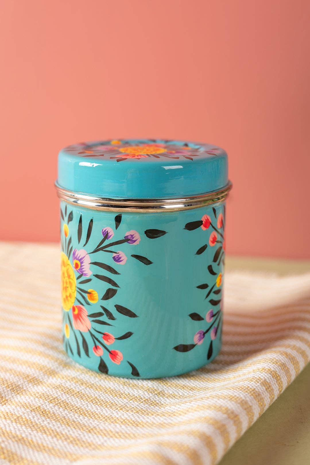 Ian Snow Ltd - Vente Rangements/organisateurs de cuisine - Boîte d'épices bleue du Cachemire4