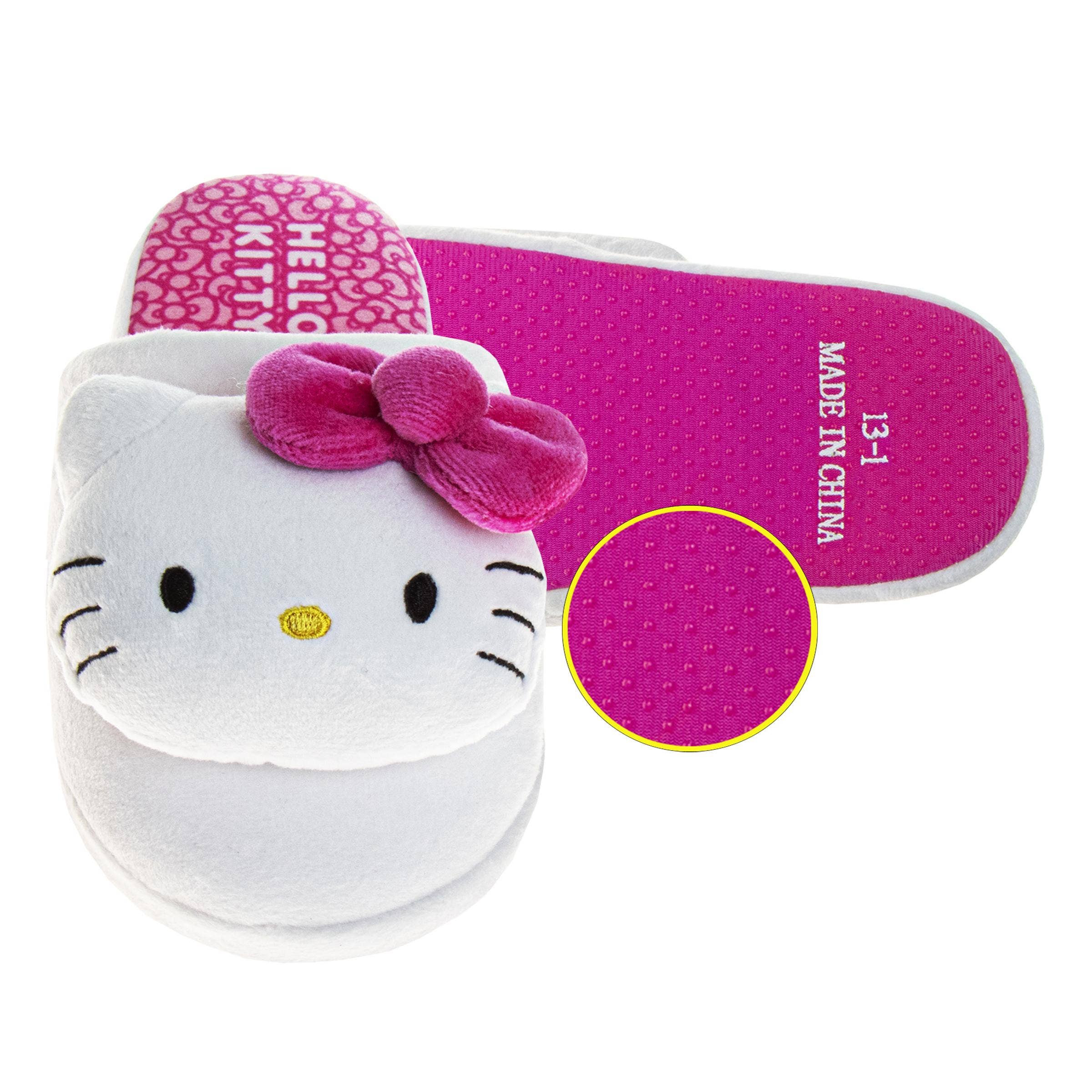 Josmo Shoes Inc - Vendita all'ingrosso Pantofole - Donna - Pantofole Donna Doppie Taglie Hello Kitty (Adulti)5
